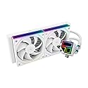 Thermalright Frozen Infinity 240 White Liquid CPU Cooler,Double PWM Fans with 2000RPM,Desktop CPU Aio Cooler,for AM4/AM5&Intel