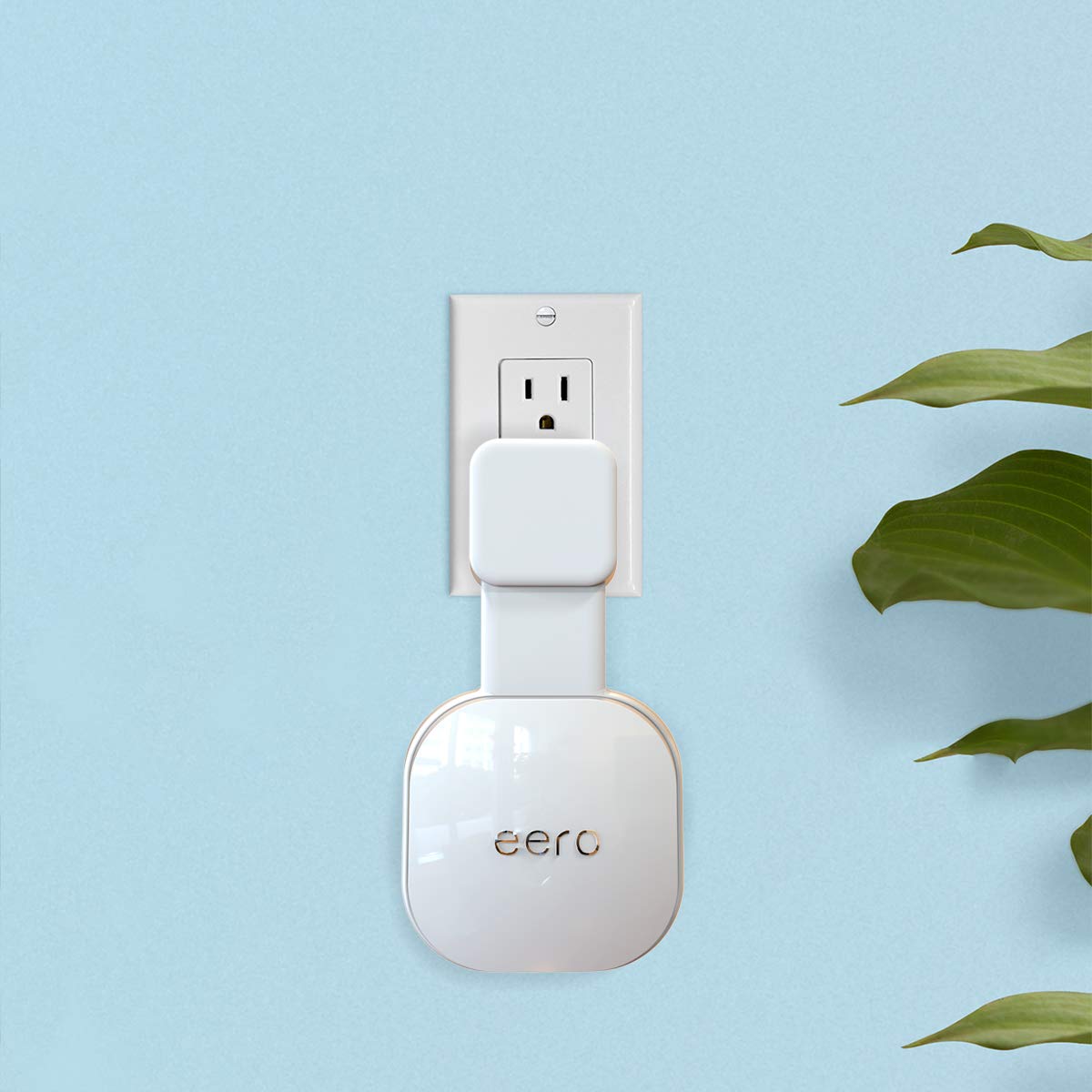 Tizomi Outlet Wall Mount Holder ONLY for eero 6 Dual-Band mesh Wi-Fi 6 System [NOT Fit for Pro 6], No Messy Wires | Space Saving | Easily Be Moved