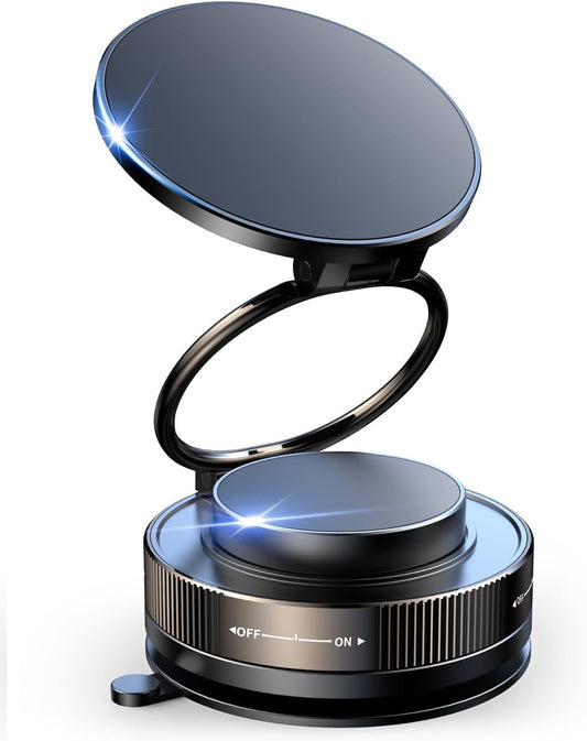anbaole Upgrade Your car with a Vacuum Magnetic Phone Holder in 2026, Suitable for iPhone/Android/Mobile Universal 360 ° Adjustable Folding Magsafe