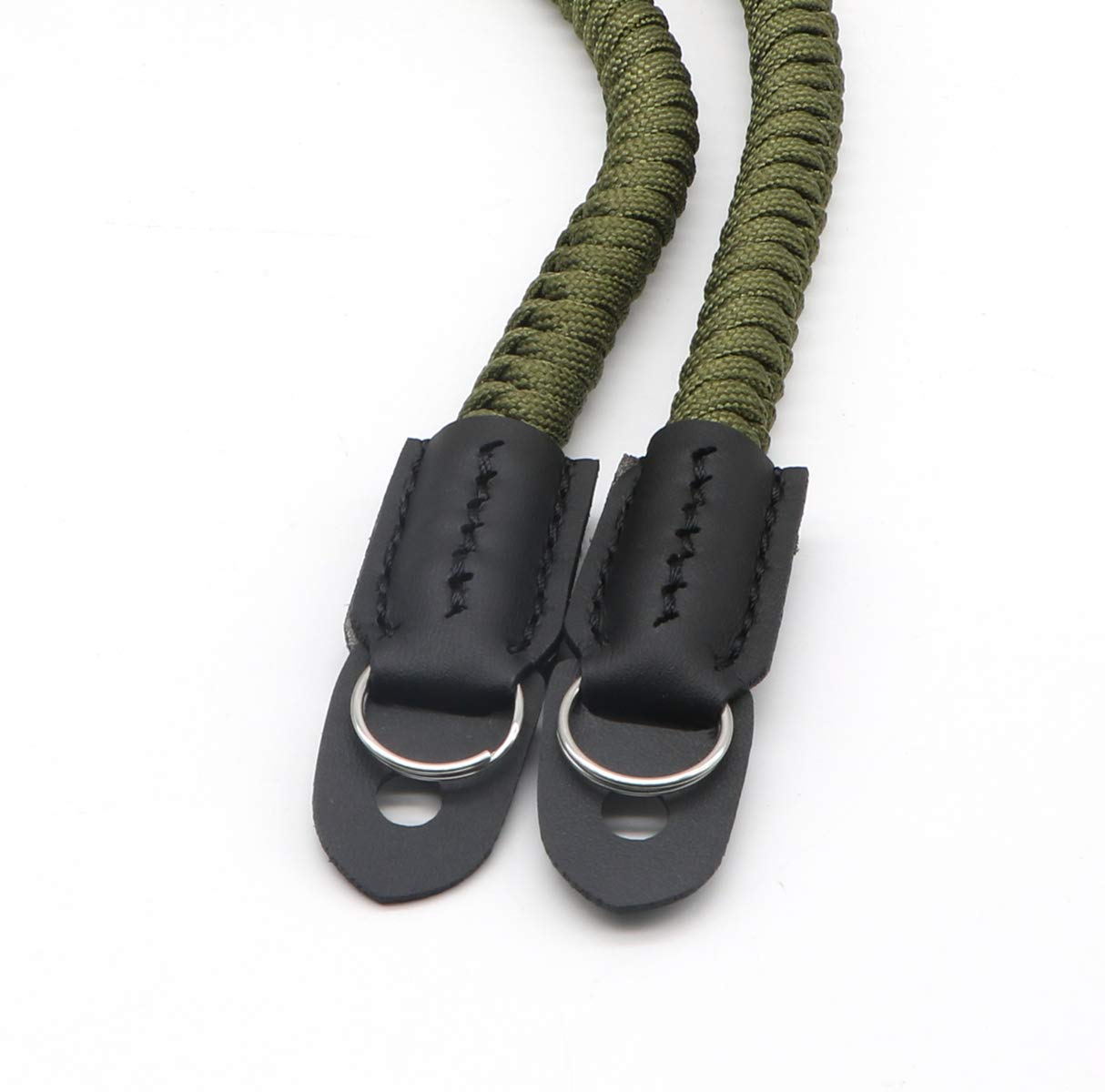 HITHUT Paracord Woven Camera Neck Shoulder Strap Belt Hand Compatible with Canon Nikon Sony Olympus Pentax Fujifilm Panasonic SLR DSLR Digital