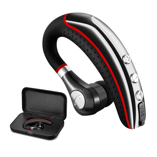 OPINAY Bluetooth Headset,Wireless v5.0 Business Bluetooth Earpiece in Ear Lightweight Sweatproof Earphones with Mic Work for Cell Phones