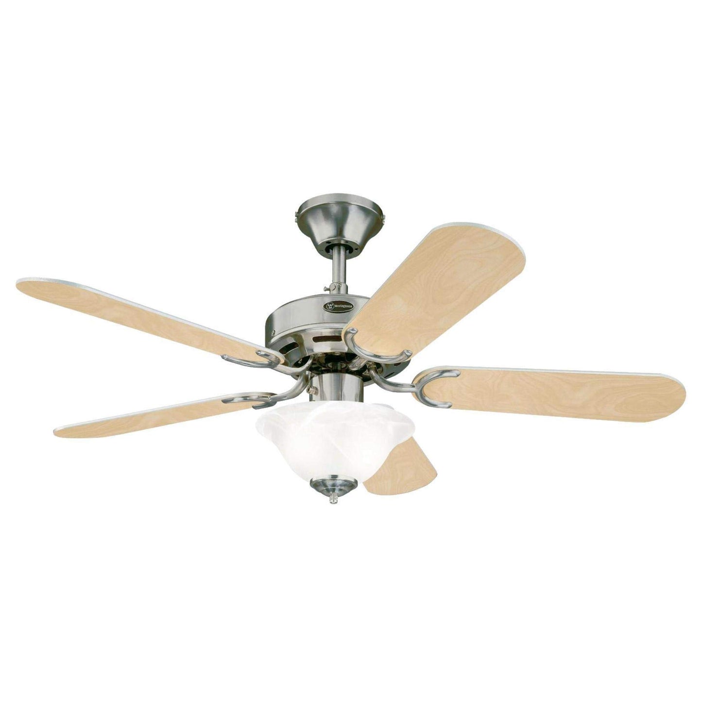 Westinghouse Lighting 7237500 RICHBORO SE Indoor Ceiling Fan with Light, 42 Inch, Brushed Nickel