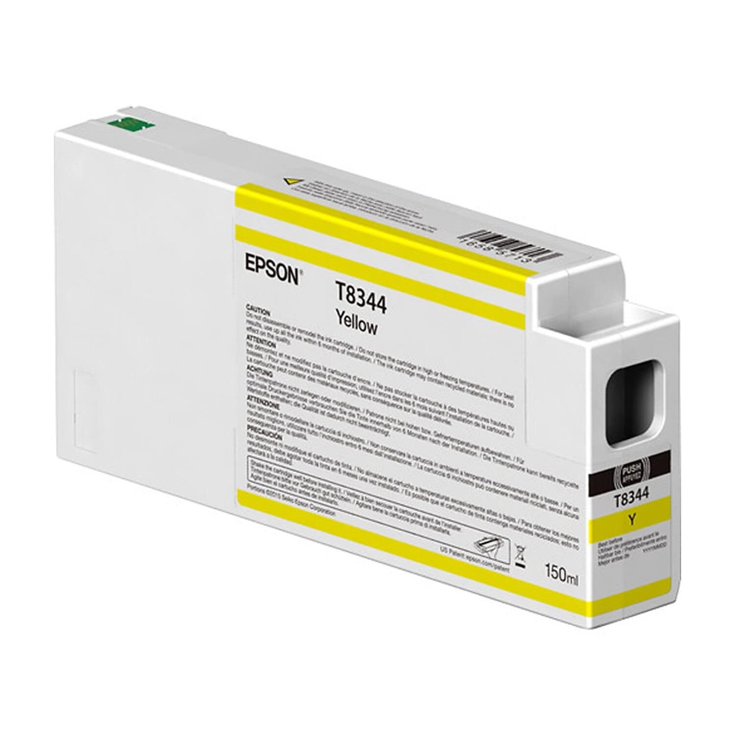 Epson UltraChrome HD Yellow 150mL Ink Cartridge for SureColor SC P6000/8000/7000/9000 Series Printers