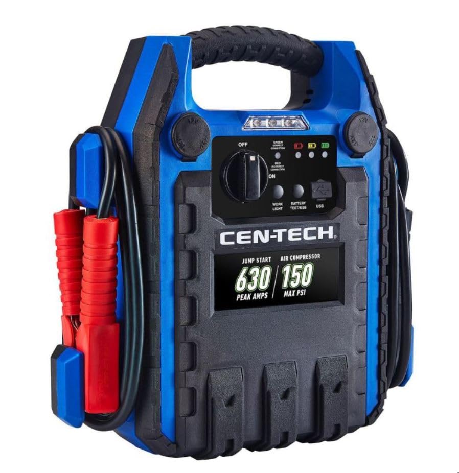 T POWER AC Power Charging Cord for CenTech 4-in-1 Power Pack Jump Starter 08884 39954 60666 69401 NP7UA182C1 3 in 1 38391 56349 60657 62306 62376…