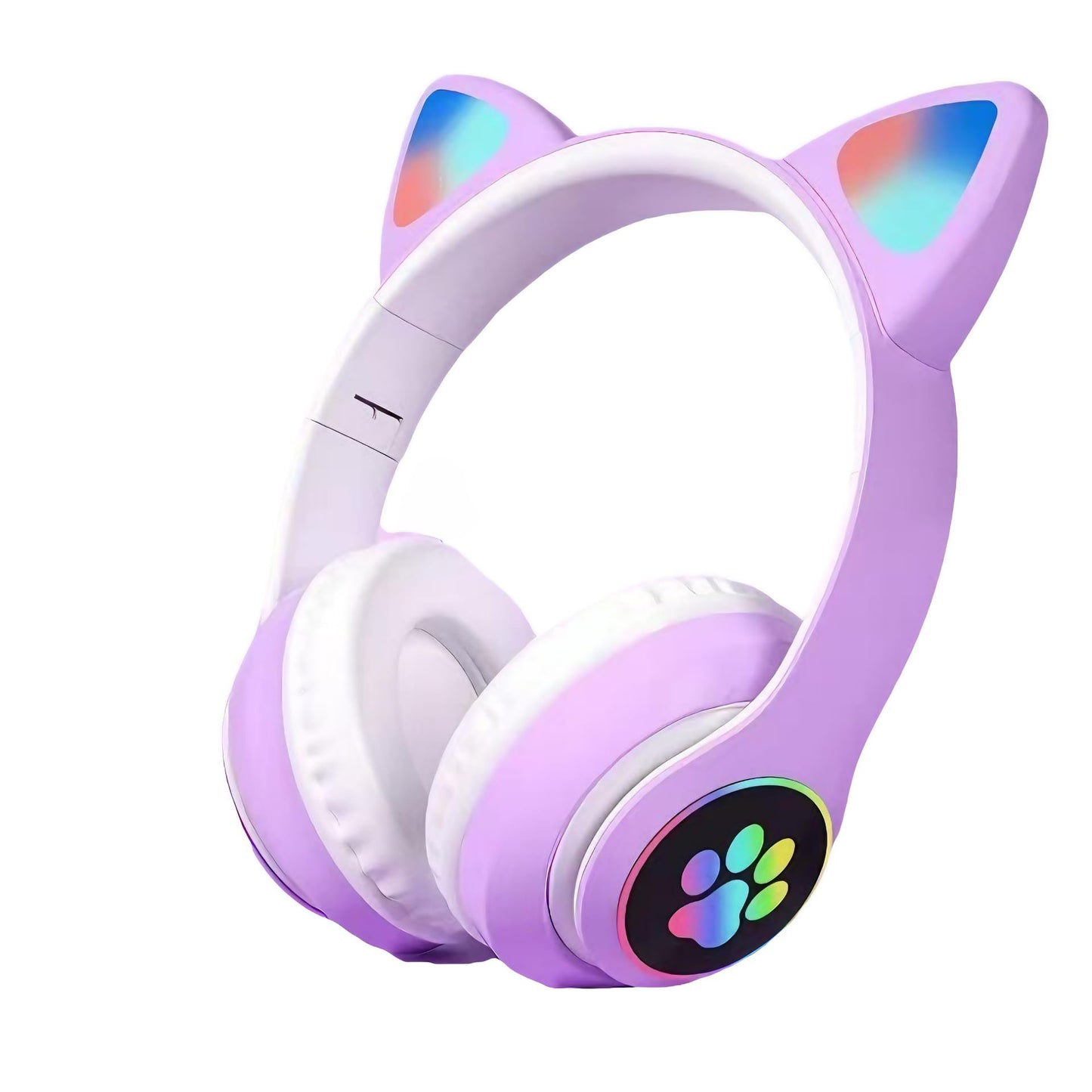 YUSONIC Kids Bluetooth Headphones, Kids Wireless Headphones with Microphone, HiFi Stereo Foldable Lightweight Headset (Lilac)