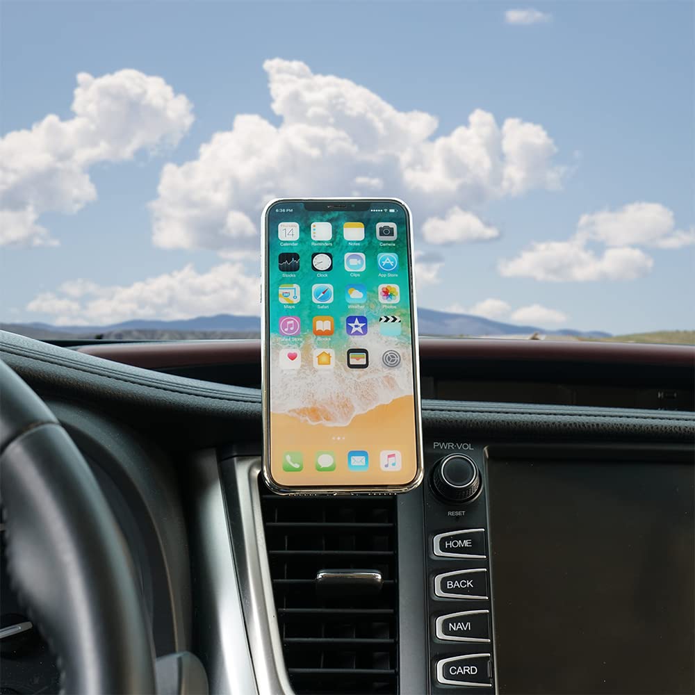 KUCOK Car Phone Holder Mount Magnetic Fit for Toyota Highlander 2014 2015 2016 2017 2018 2019,Custom Fit for Highlander Air Vent Cell Phone Stand