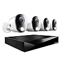 Night Owl 2-Way Audio 12 Channel DVR Video Home Security Camera System with (4) Wired 2K HD Indoor/Outdoor Deterrence Cameras and 1TB Hard Drive (Add
