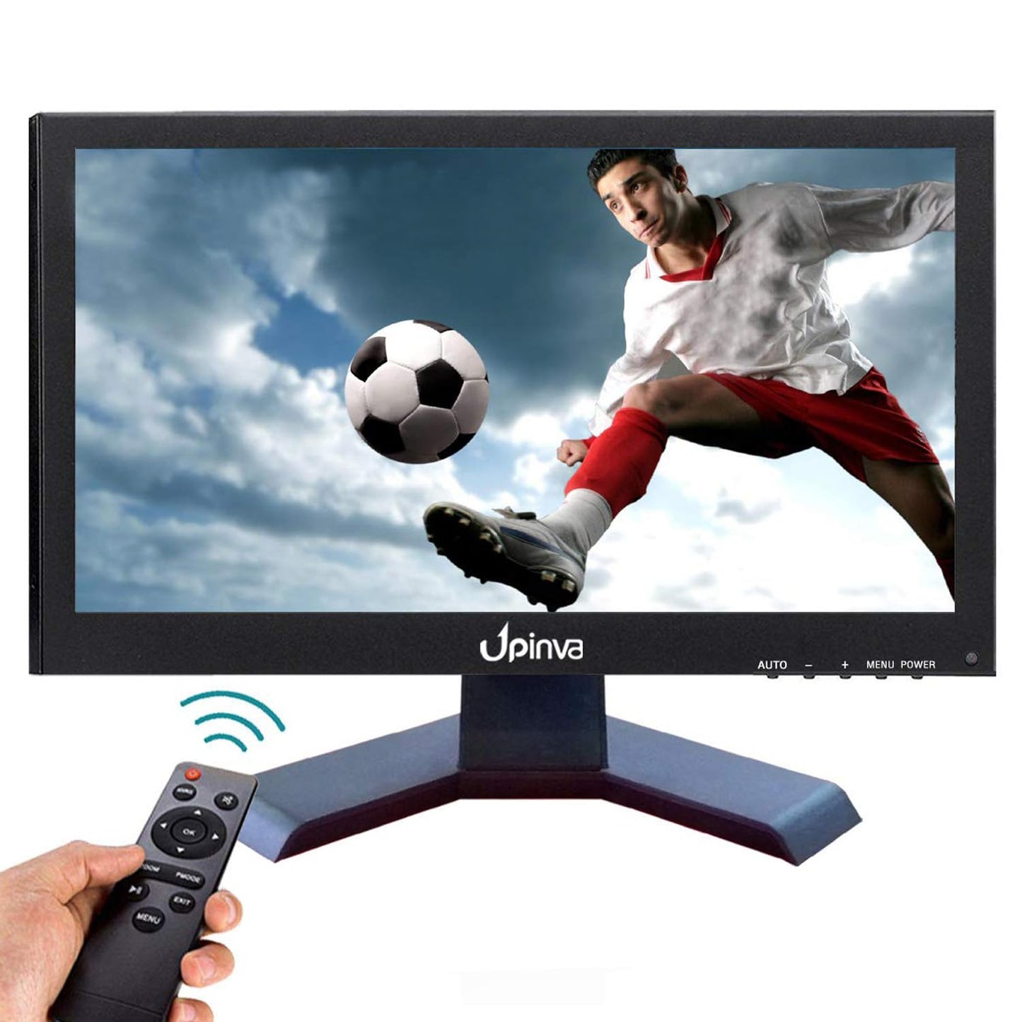 Upinva 19 inch Widescreen Monitor LCD Display Security Camera Office PC Mobile IPS Monitor 1440x900 Full HD Multifunctional Gaming Monitor with HDMI