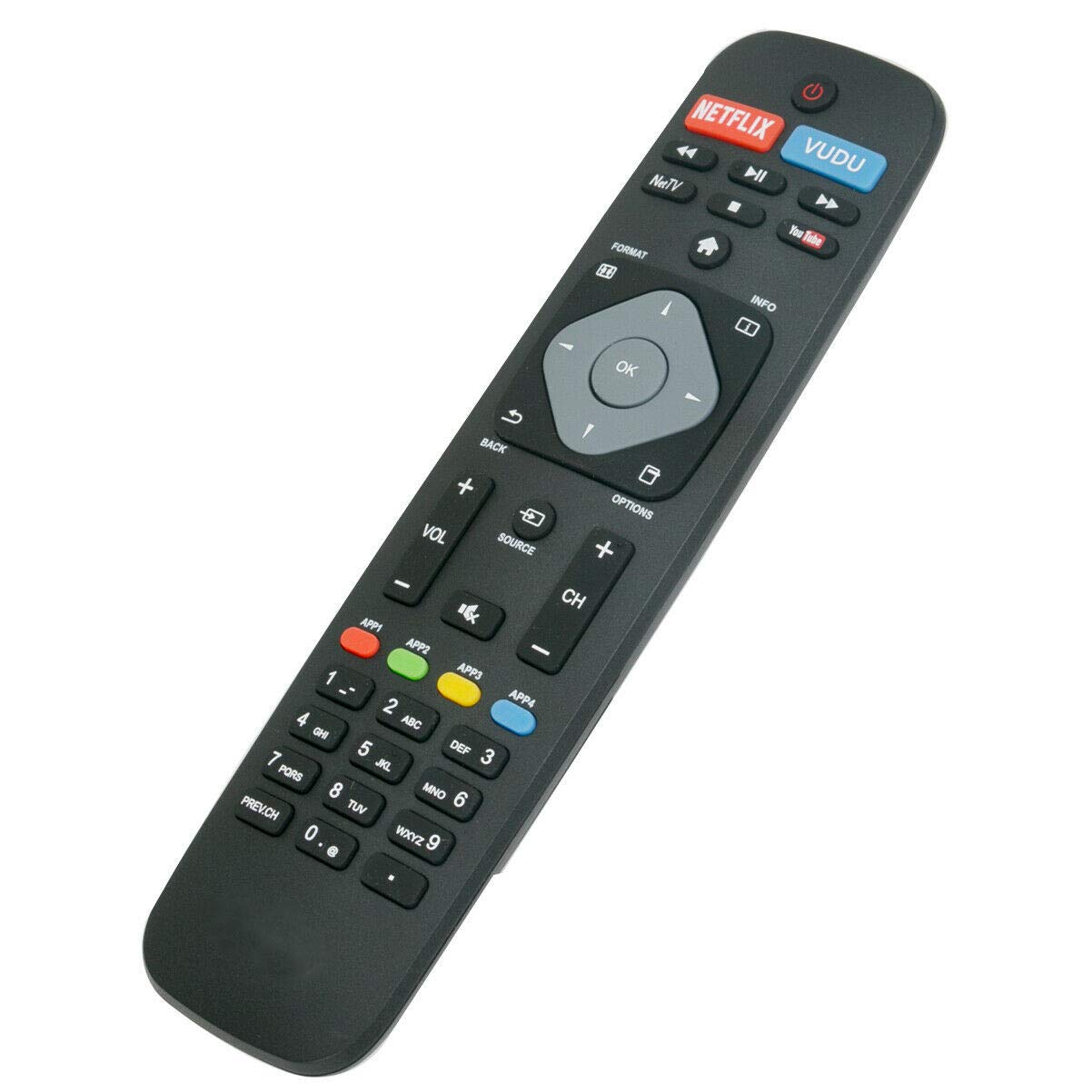 New Remote Control for Philips TV 55PFL6900/F7 65PFL7900/F7 50PFL5901/F7 55PFL5601/F7
