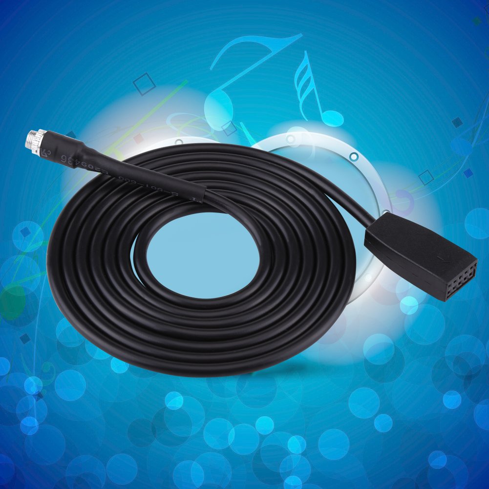 Keenso E46 Aux Cable, 3.5mm Female Jack Aux Cable for 325i Coupe Sedan 320i 320ci 320cic 323i 323ci 325i 325ci 325cic 328i 328ci 328cic