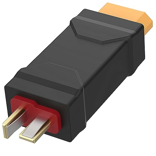 XT60 Female to T-Plug Male Connector Adapter No Wires RC LiPo Battery Connectors for RC Car Boat Drone RC Car Plane Lipo Battery ESC Connector