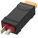 XT60 Female to T-Plug Male Connector Adapter No Wires RC LiPo Battery Connectors for RC Car Boat Drone RC Car Plane Lipo Battery ESC Connector