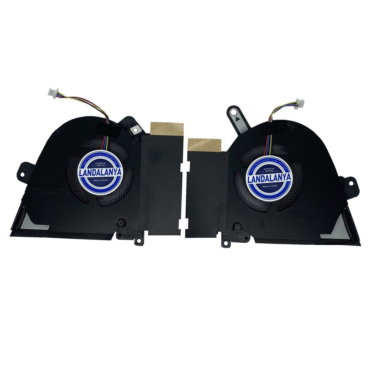 LANDALANYA Replacement New Laptop CPU and GPU Cooling Fan for ASUS TUF Dash F15 FX516 FX516P Air RTX3070 Series DFSCK22D05883L FNAR 13NR0760P02011