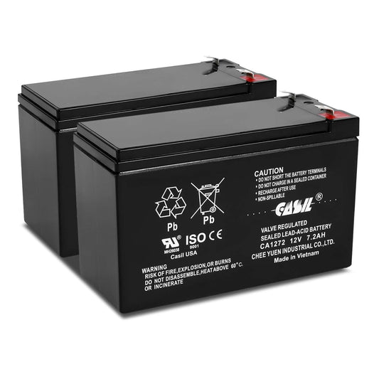 Casil 12v 7.2ah Rechargeable Battery - APC UPS Replacement Battery for SMT750US, SUA750, SMT750, (RBC48), UPS Batteries, 12V 7.2Ah Deep Cycle…