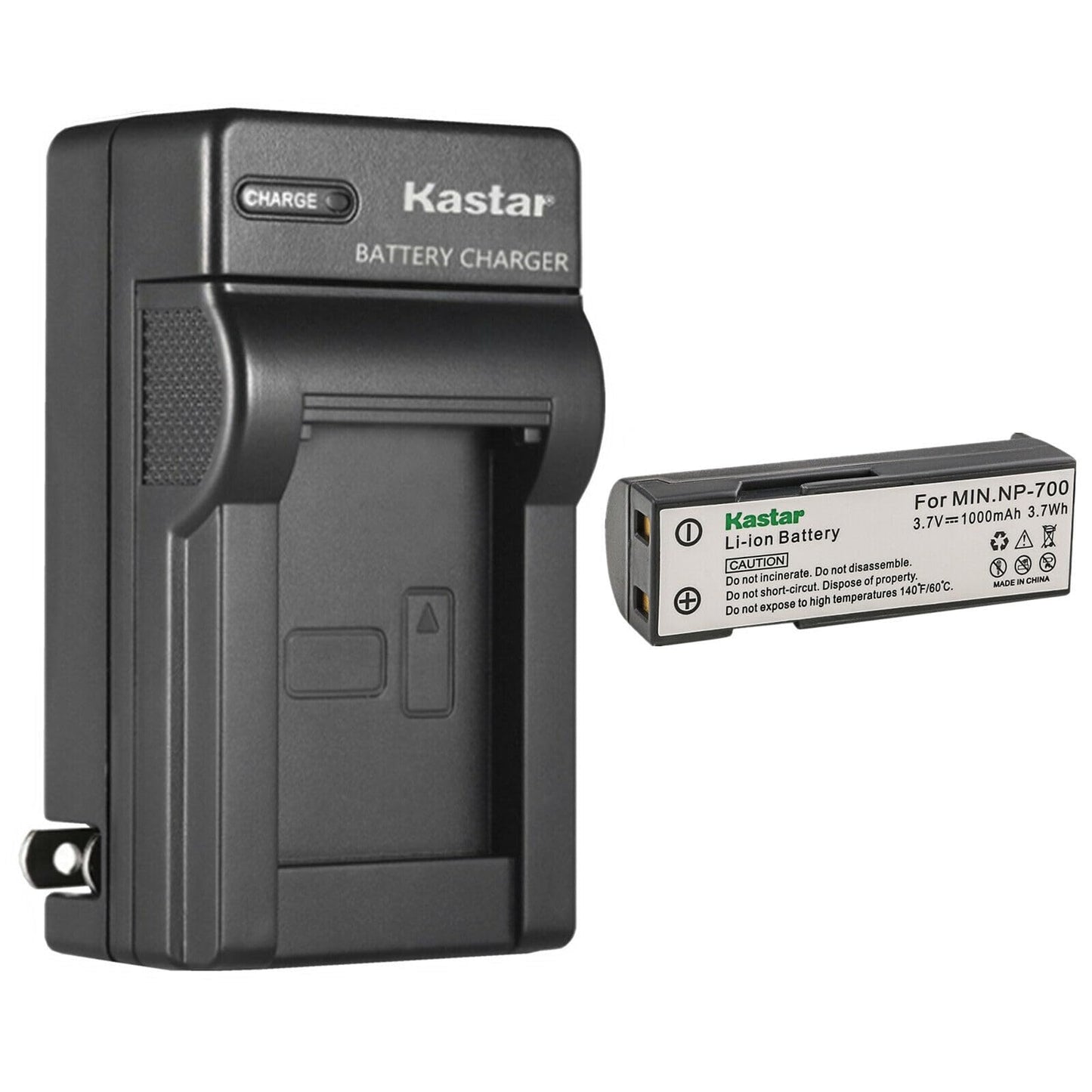 Kastar 1-Pack Battery and AC Wall Charger Replacement for Konica NP-700 Battery, Konica Dimage X500, DG-X50-K, DG-X50-R, DG-X50-S, Konica X6 Camera