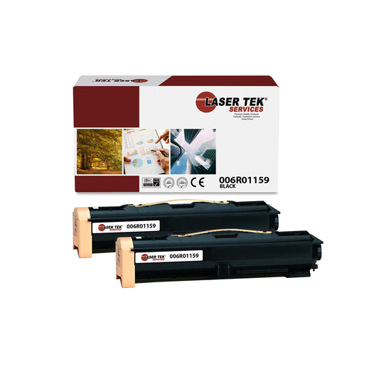 Laser Tek Services Compatible Toner Cartridge Replacement for Xerox 5325 006R01159 Works with Xerox WorkCentre 5325 5330 5335 Printers (Black, 2 Pack)
