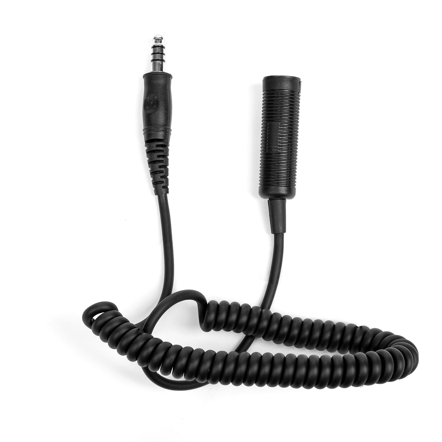 Fumei U-92A/U to U-174/U Headphone Extension Cable Straight-Through 4 Wires for Military Civilian Headsets