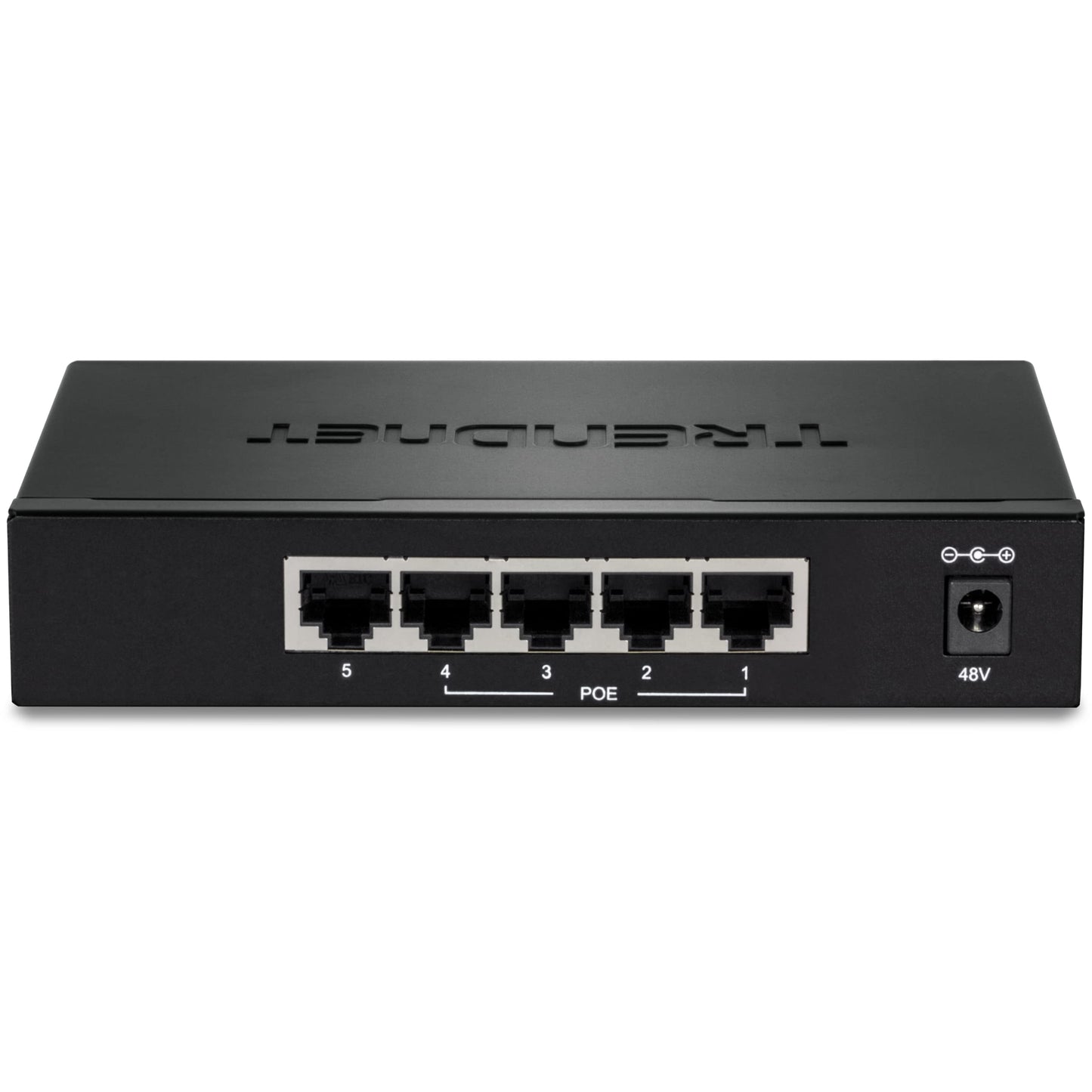 TRENDnet 5-Port Gigabit EdgeSmart PoE+ Switch, 4 x Gigabit PoE+ Ports, 1x Gigabit Port, 31W PoE Power Budget, Managed PoE+ Switch, Wall mountable