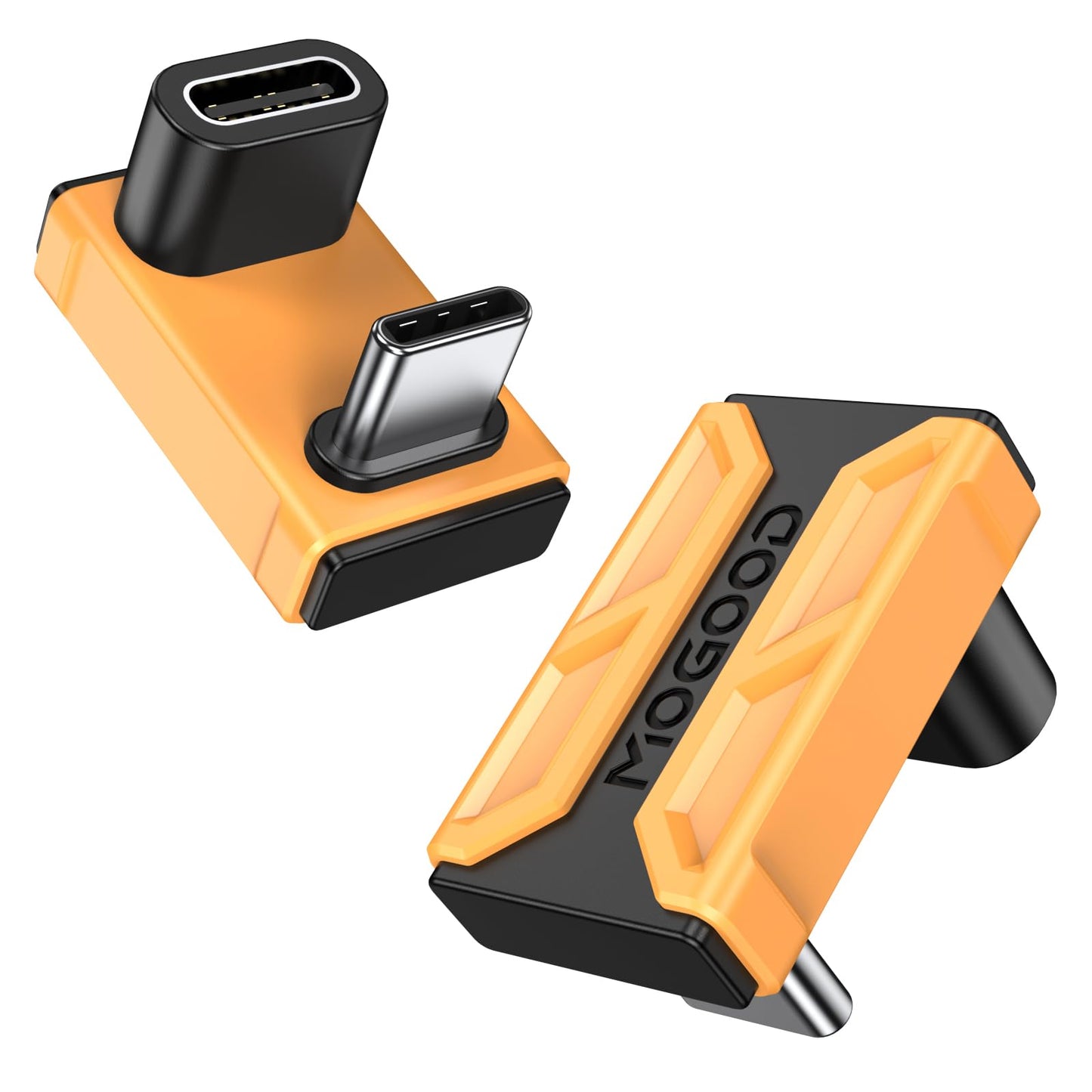 MOGOOD 180 Degree U Shape USB-C Male to USB C Female Adapter with PD 140W/40 Gbps, Type C 180 Extender for Steam Deck/Switch/Laptop/Tablet/Phone