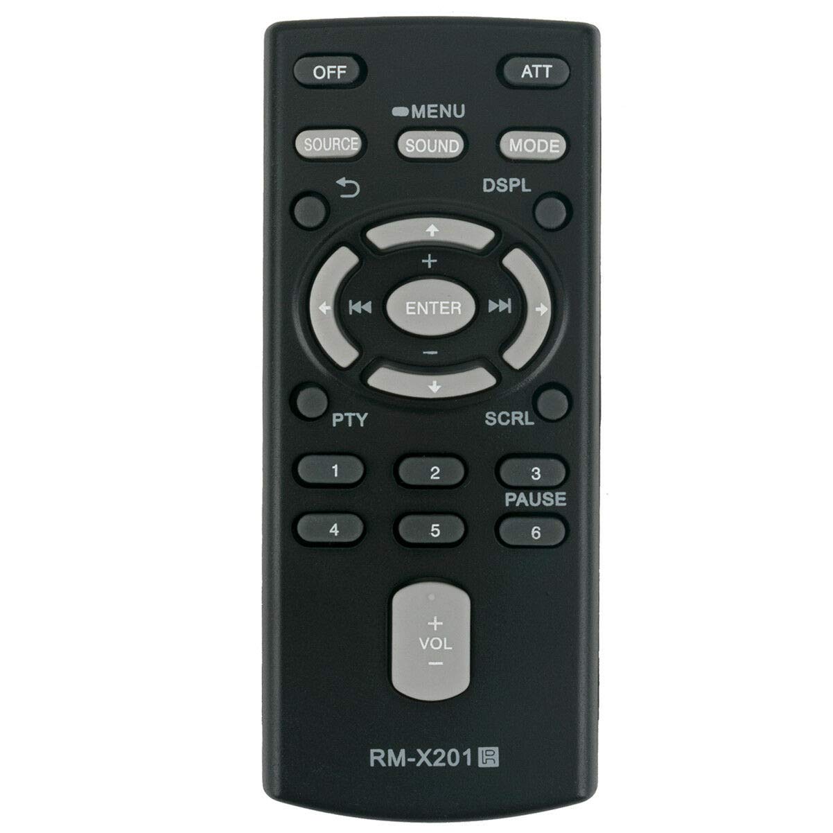Replacement Remote Control Controller for Sony Car Audio Disc Player CDX-GT260MP CDX-GT360MP CDX-GT270MP CDX-M20