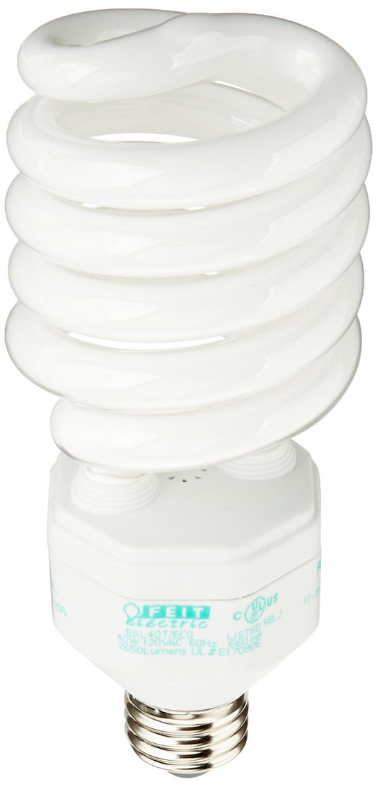 Feit Electric - High Lumen Twist CFL 150W Equivalent Soft White (2700K) Light Bulb (ESL40T/ECO)