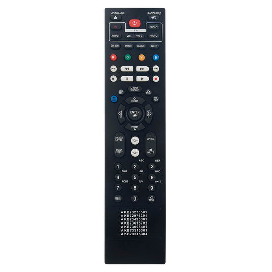 New AKB73095401 Replace Remote fit for LG Blu-ray DISC Player BD611 BD550 BD555 BD611 BD630C BD640 BD640C AKB73275501 AKB72975301 AKB73495301