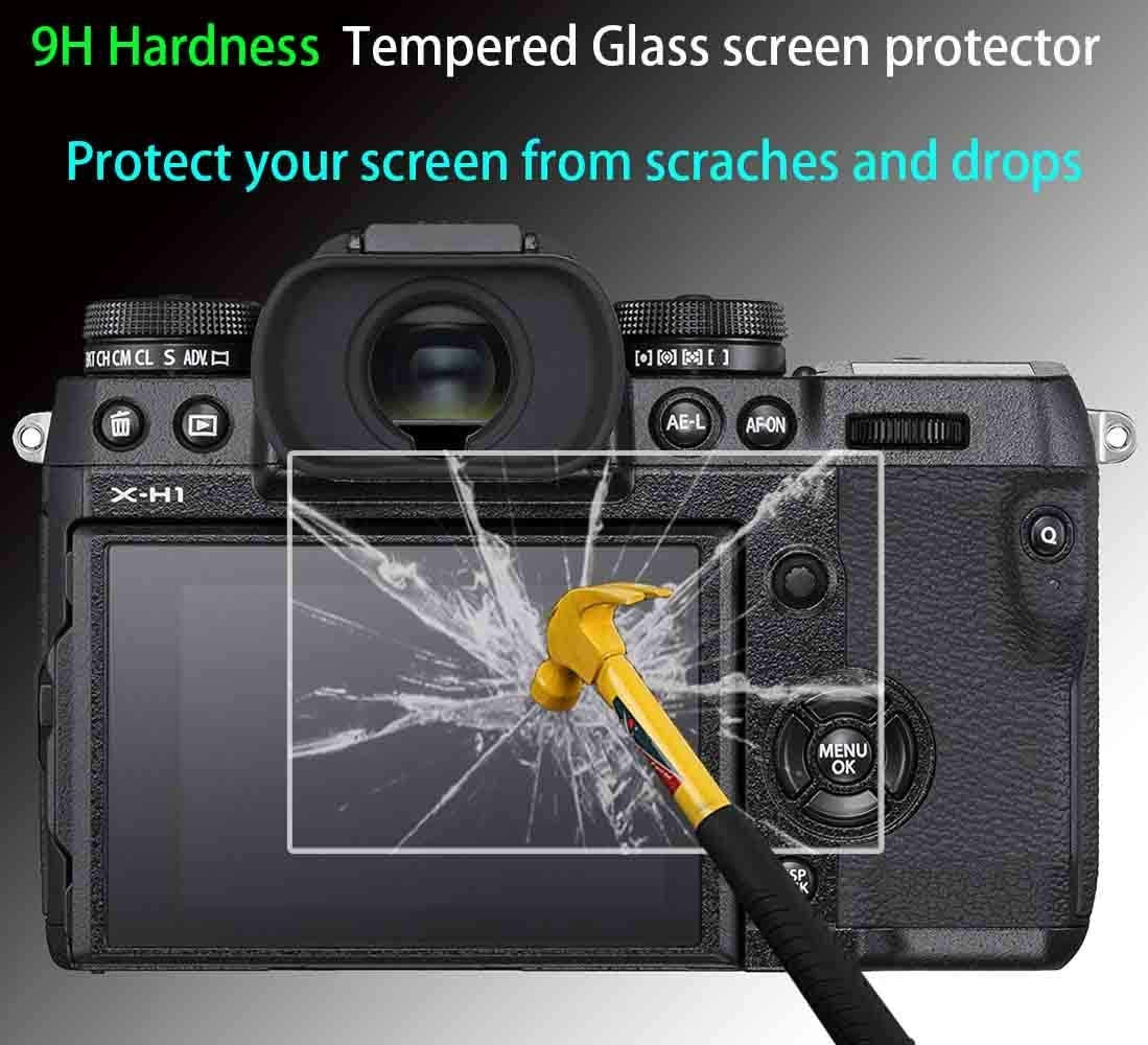 Screen Protector for Canon EOS 5D Mark IV III Camera, 9H Tempered Glass LCD Screen Protection, ULBTER 5D3 5D4 Anti-scrach Anti-Fingerprint Anti-Bubble