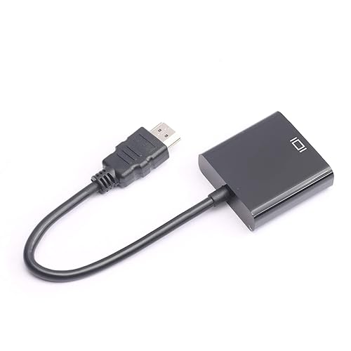DEVMO DP Display Port Male to VGA Female Converter Adapter Cable for PC Laptop Compatible with HP Computer, Desktop, Laptop, PC, Monitor, Projector