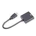 DEVMO DP Display Port Male to VGA Female Converter Adapter Cable for PC Laptop Compatible with HP Computer, Desktop, Laptop, PC, Monitor, Projector