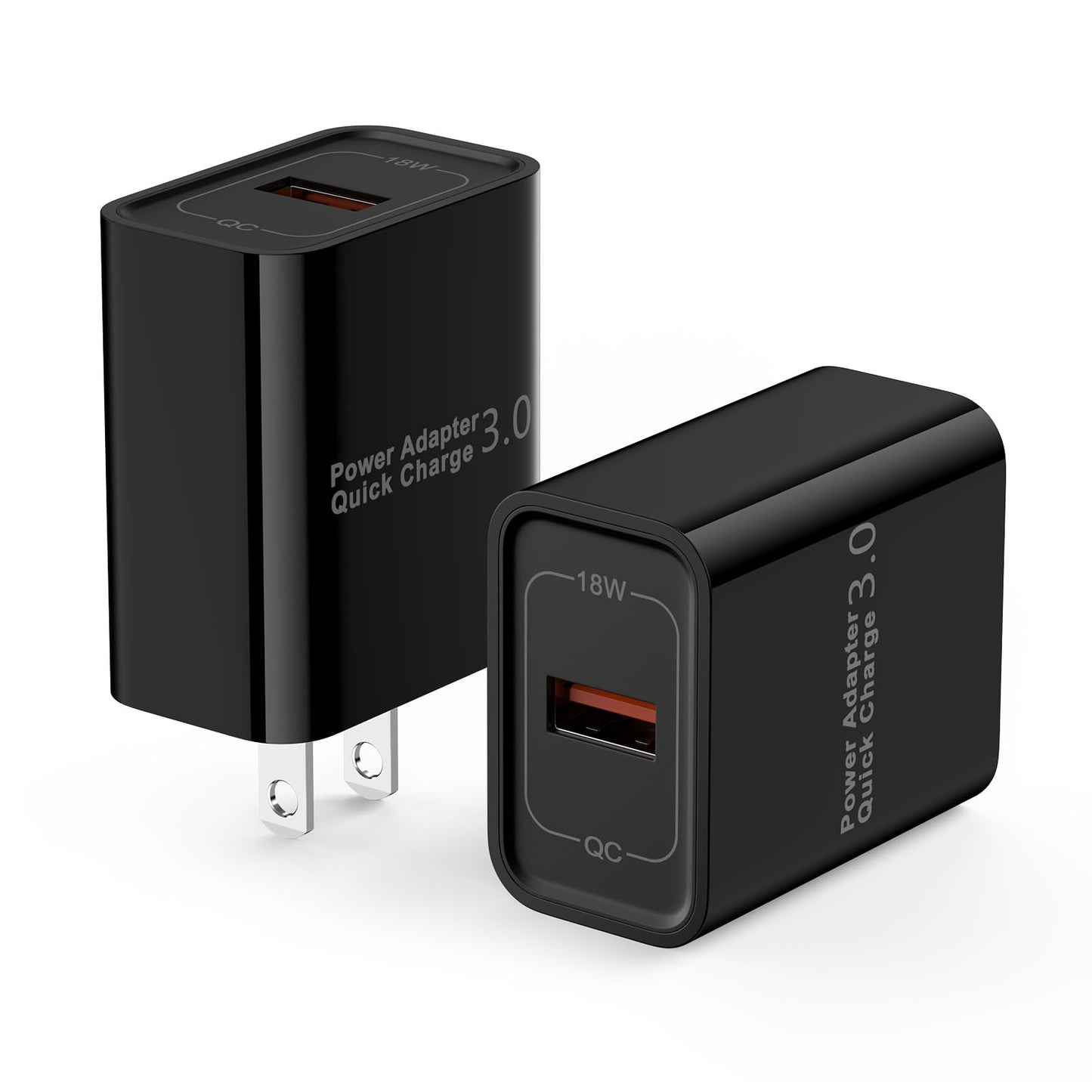 Quick Charge 3.0 Adaptive Fast Wall Charger Block 18W QC Fast Charging 3.0 USB Charger Adapter for Samsung Galaxy A57 A37 A17 A56 A36 A26 A16 A15 A25