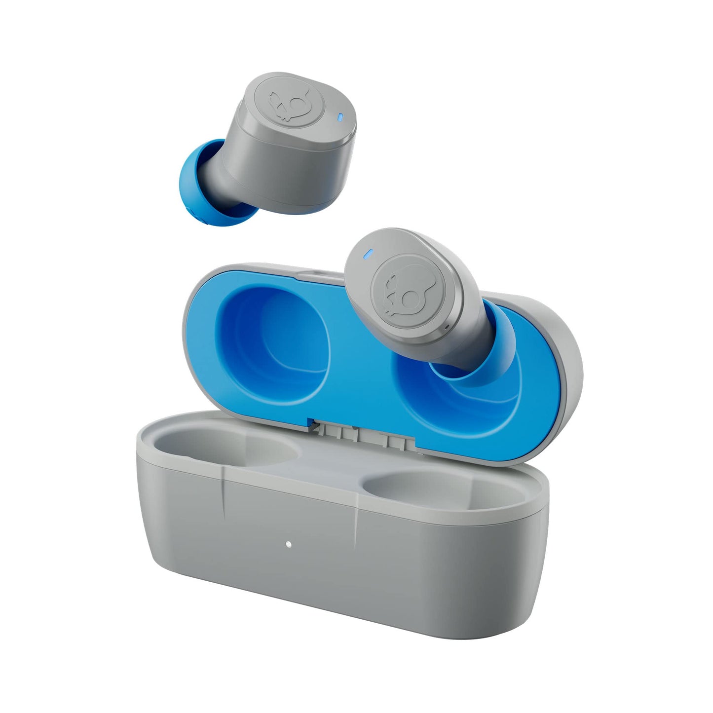 Skullcandy Jib True 2 Wireless In-Ear Bluetooth Earbuds - Light Grey/Blue