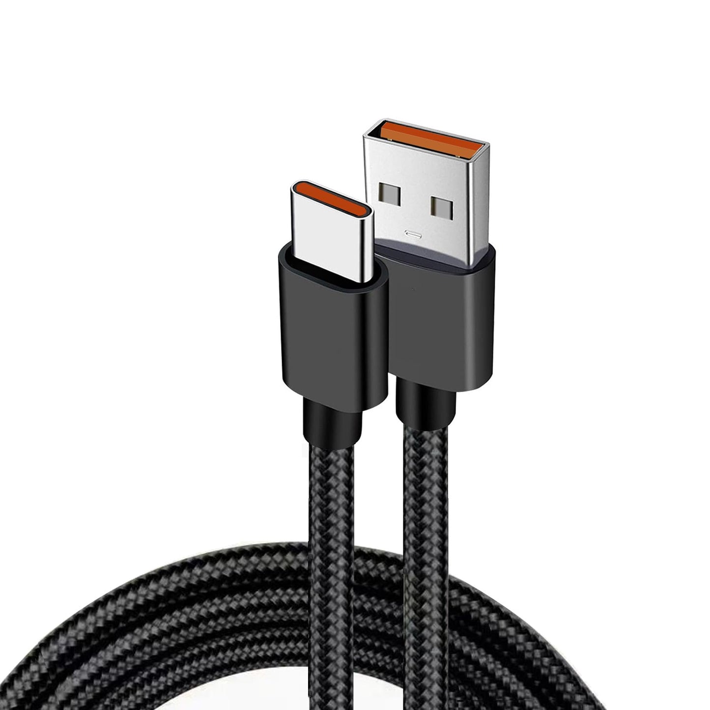 Eye Massager Charger Cable Compatible with Bob and Brad EyeOasis 3/2, Renpho, Toloco, Burrki, Laoben | Type-C Fast Charging & Anti-Tangle Braided