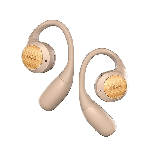 House of Marley Liberate Open-Ear True Wireless Earbuds, 20 Hrs Total Playtime, Quick Charge, Built-in Microphones, 12mm Drivers, Sustainable…