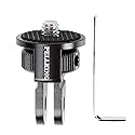 PellKing 1/4" Adapter Screw Head Camera Mount, CNC Aluminum Alloy Tripod Conversion Adapter for Insta360 One X5 X4 X3 X2 X/DJI OSMO 360/DJI Pocket 3