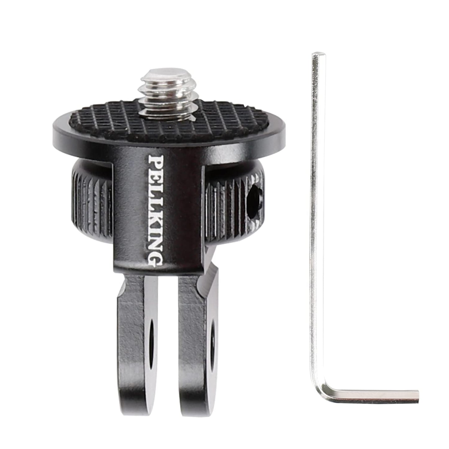 PellKing 1/4" Adapter Screw Head Camera Mount, CNC Aluminum Alloy Tripod Conversion Adapter for Insta360 One X5 X4 X3 X2 X/DJI OSMO 360/DJI Pocket 3