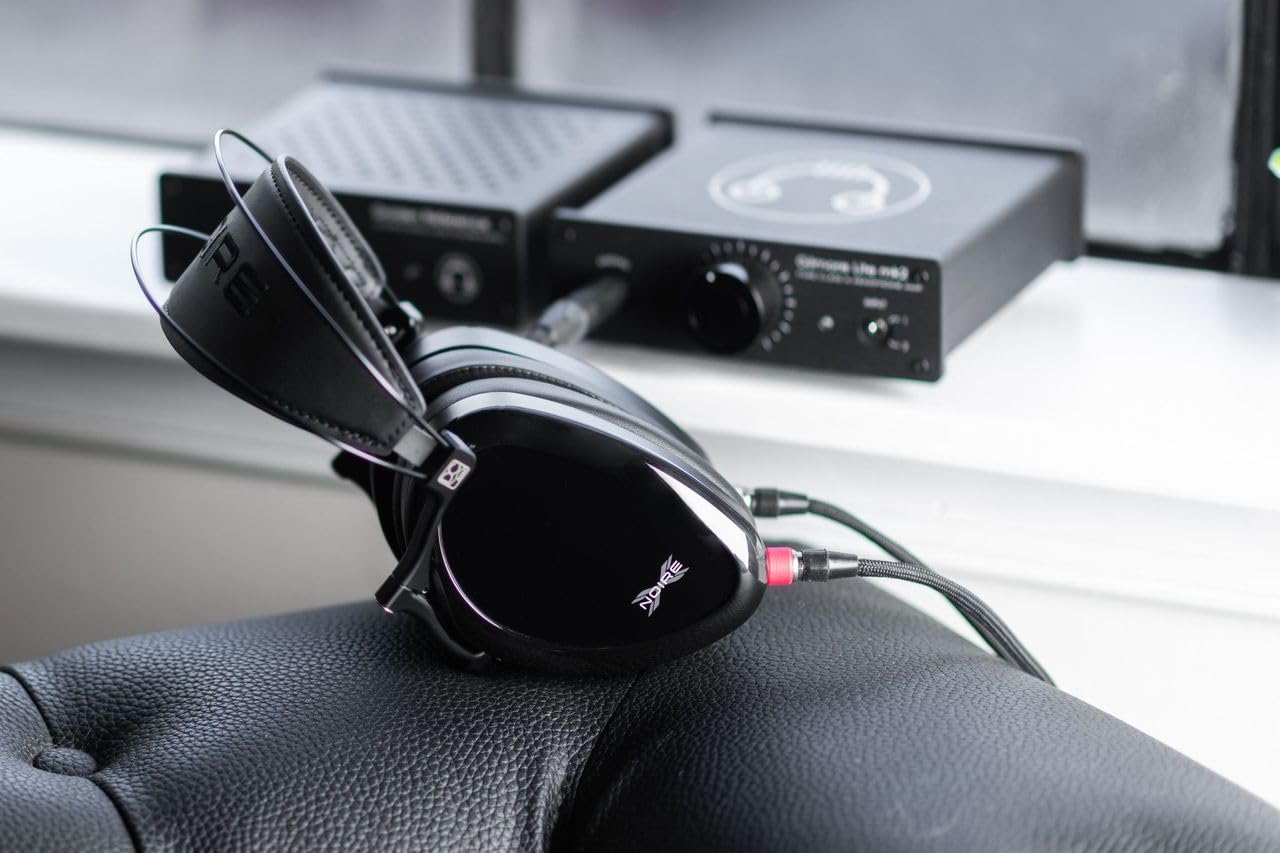 Dan Clark Audio Noire X Planar Closed Back Portable Audiophile Headphones with 2m Dummer 3.5mm/1/4 Inch Cable (Black)
