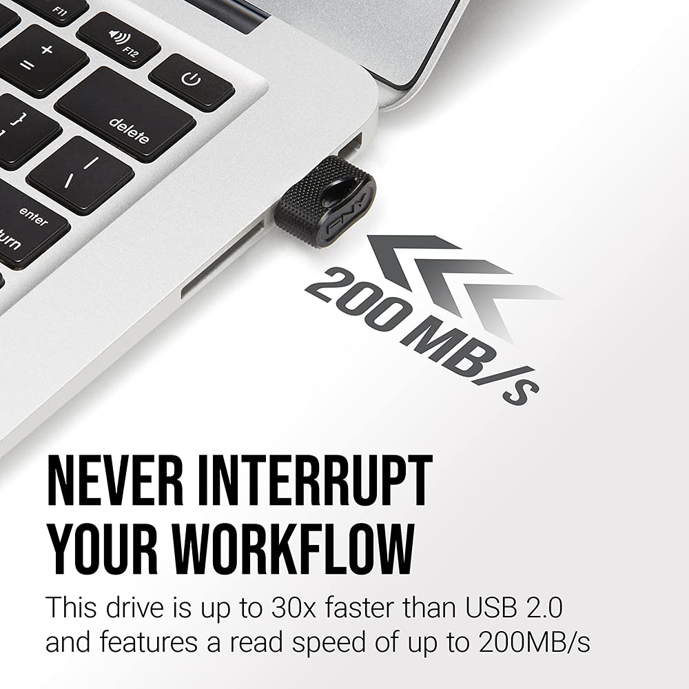 PNY 512GB Elite-X Fit USB 3.1 Flash Drive - 200MB/s