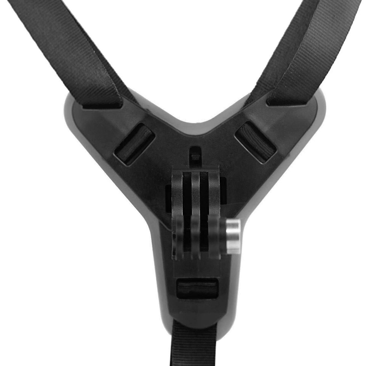 MBAFIT Helmet Chin Holder Bracket Motorcycle Chin Strap Mount for GoPro Hero 11 10 9 8,DJI OSMO Action, SJCAM,YI and Other Action Cam (Black)
