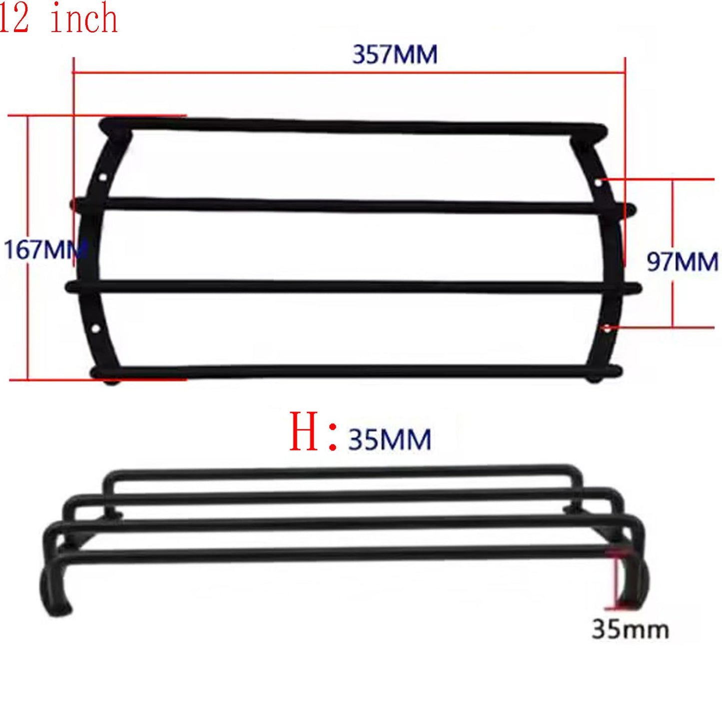 Lagogia 12 Inch Speaker Metal Grill Grille Cover, Black Subwoofer Speaker Grille Cover Protective Cover, for Car Bar Home Stereo Loudspeaker Protector
