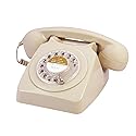 Benotek Retro Rotary Phone Old-Fashioned Decorated Antique Telephone Wired Landline Telephones for Home Office School Hotel Decor