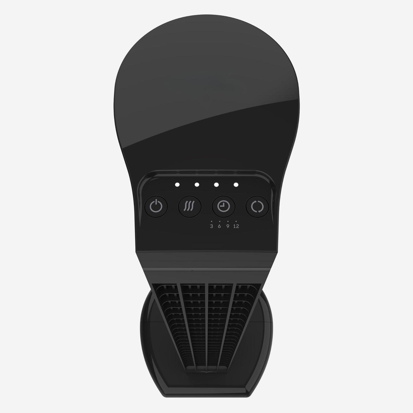 Elvynne 4T Oscillating Tower Fan, Remote Control, 40" Tall, 3-Speed, for Bedroom, Office, Home, Black