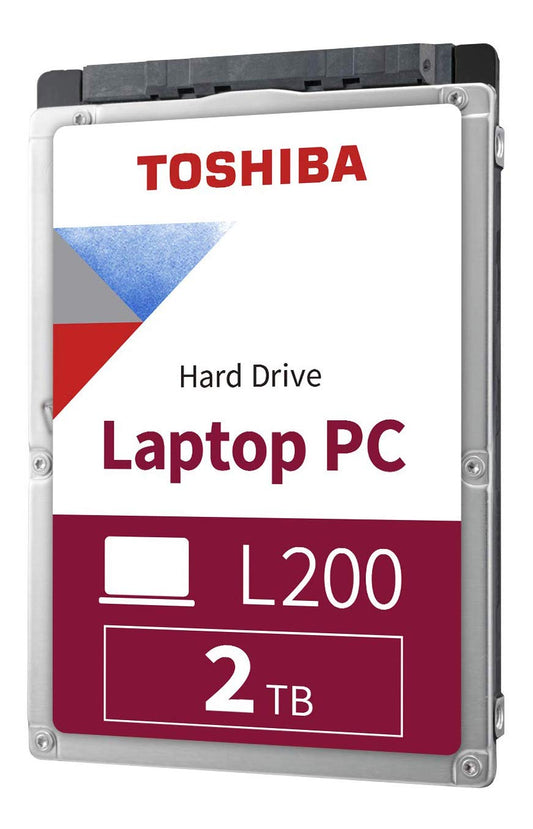 Toshiba HDWL120XZSTA L200 2TB Laptop PC Internal Hard Drive 5400 RPM SATA 6Gb/s 128 MB Cache 2.5" 9.5mm Height - 2000 Internal Bare/OEM Drive