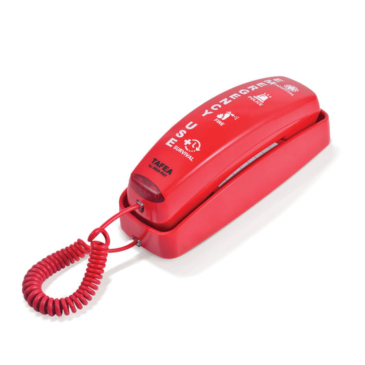 Med-Pat First M by TAFEA Emergency Phone | One-Button 911 Dialer -Programmable M2-M4 Contacts - Hands-Free Emergency Listening - Loud Ringer - Gyms