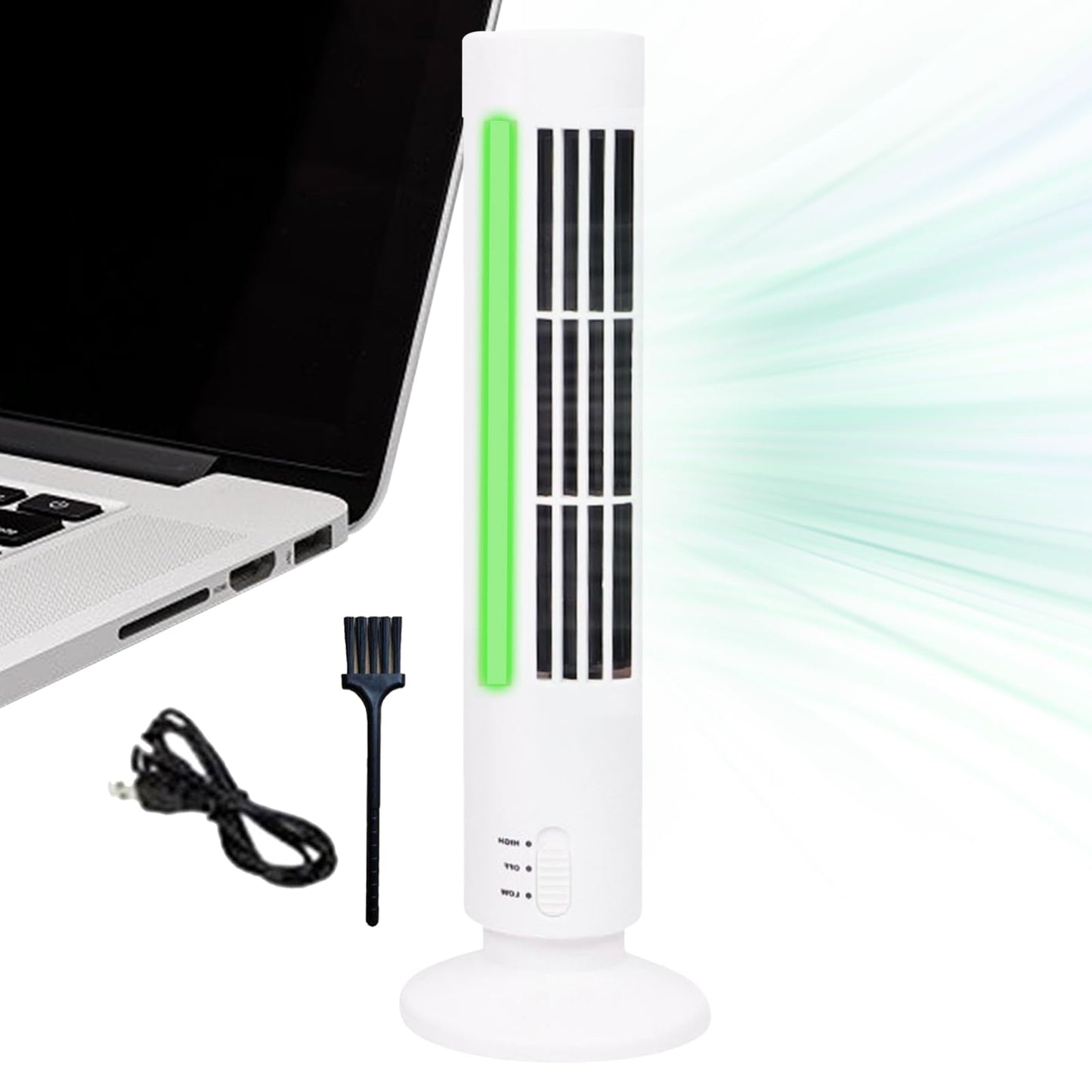 AOYEBO Tower Fan for Home Standing Fan - Bladeless Portable Air Conditioners Cooling Fan, Quiet Energy Saving Desk Fan for Bedroom, Office, Dorm