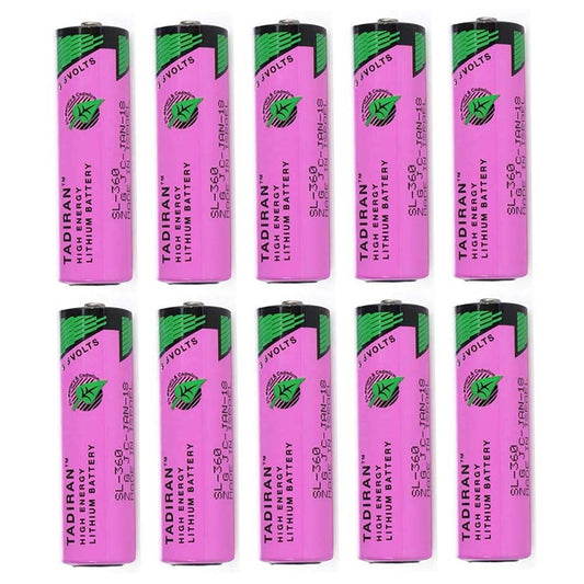 SHENYANG (10-Pack) 3.6V 2400mAh TL-5903 AA Lithium Battery for Tadiran TL-5903 SL-360 S7-400 ER14505 TL-2100 6ES7971-0BA00, for Siemens S7-400 PLC…