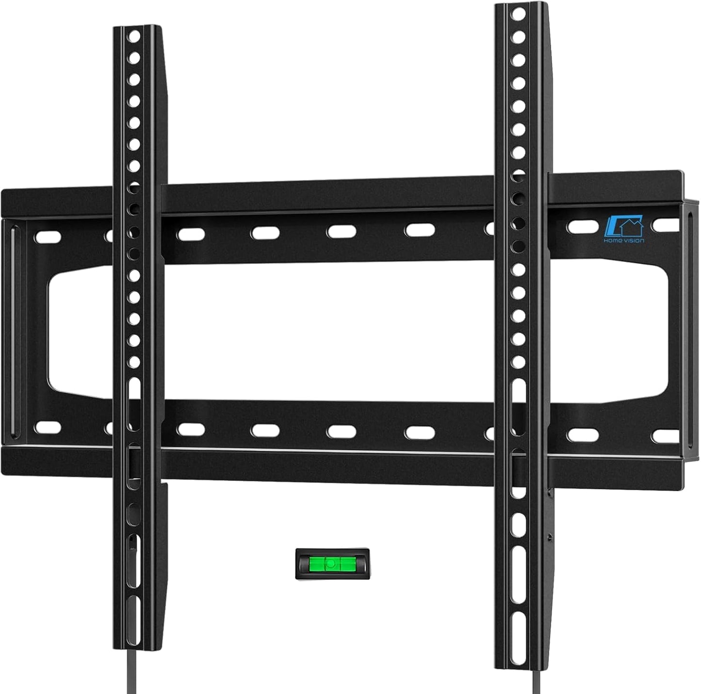 HOME VISION TV Wall Mount Fixed for Most 26-65 Inch Flat/Curved TVs with Max VESA 400X400mm up to 99Lbs Fits 16 Inch Wood Studs, Universal Low Profile