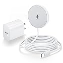 Magnetic Wireless Charger [Apple MFi Certified], 3.3FT 15W Fast Apple Mag-Safe Charger Pad with USB C Fast Charging Block Compatible with iPhone