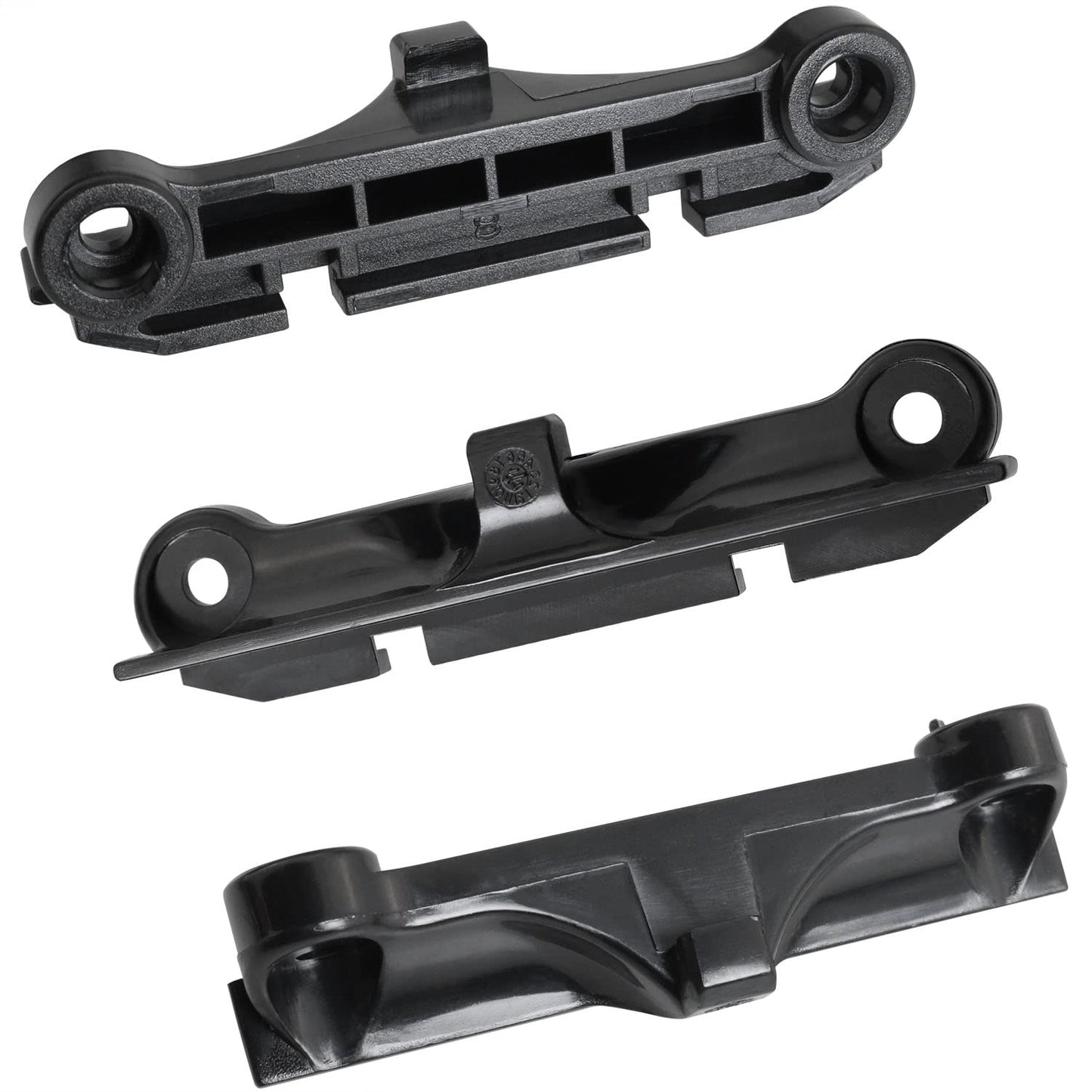 LUORNG 4Pairs CPU Fan Mounting Bracket Plate CPU Fan Support Brackets Retainer Brackets Plate Support Holders for AM4 AMD (16 Screws), Black