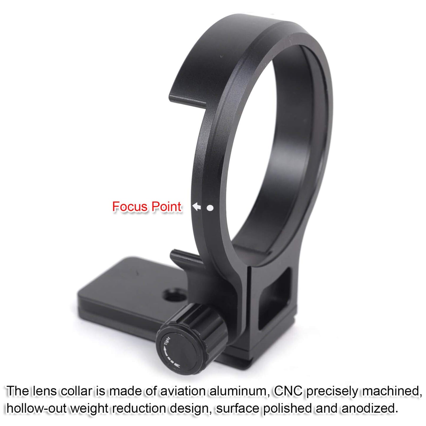 iShoot Improved 82mm Lens Collar Tripod Mount Ring for Sony FE 70-300mm f/4.5-5.6 G OSS Lens SEL70300G, Built-in ARCA-Swiss Fit Quick Release Plate
