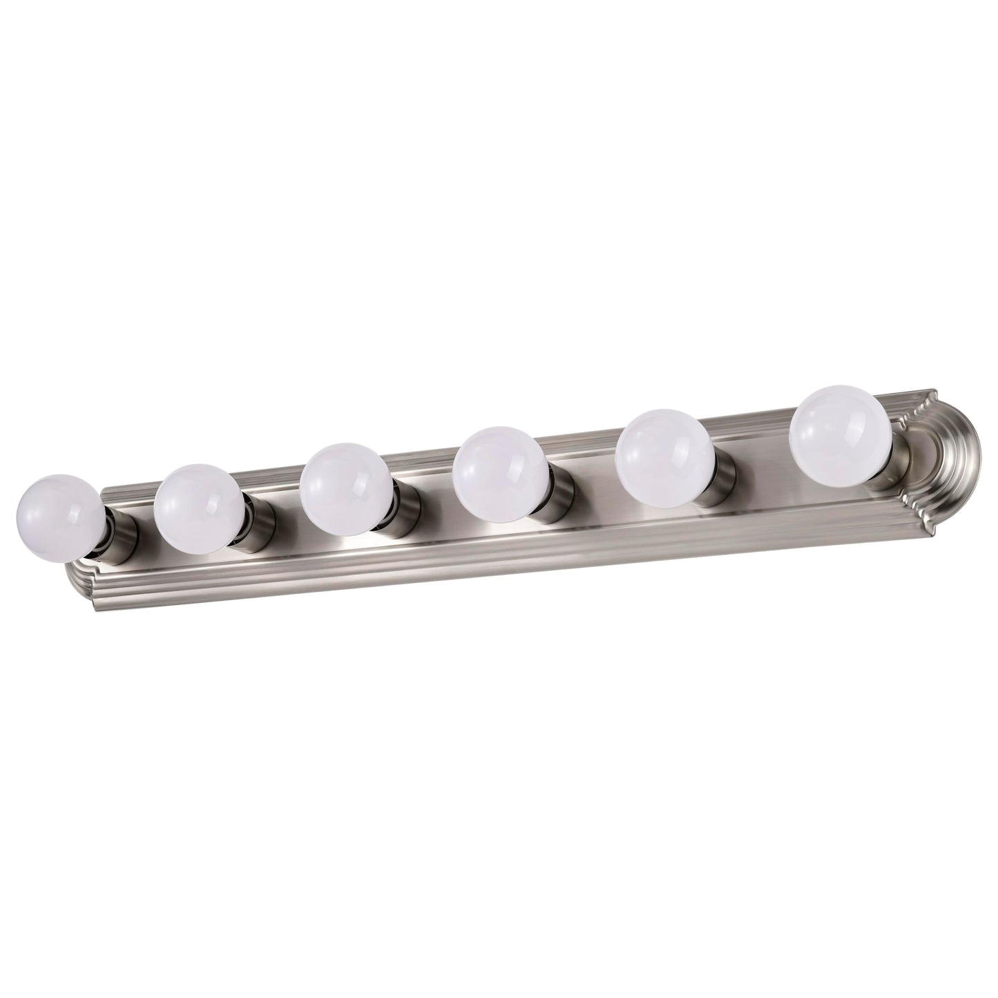 Nuvo 60/302 36-Inch Six Light Vanity Strip, Brushed Nickel